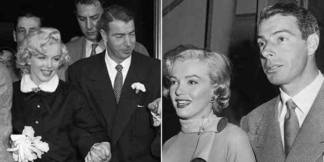 Am 14. Januar 1954 heirateten Marilyn Monroe und Joe DiMaggio.  Sie ließen sich im Oktober nach nur 274 Tagen Ehe scheiden.