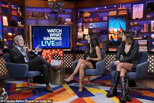 Cohen noted that the answers Leviss (R) gave earlier this month on his show Watch What Happens Live, during a quiz sketch with with Scheana Shay provided an insight into the way she viewed the restauranteur-musician