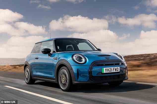 The Mini Electric - which is currently produced in Oxford (though the new version will be built in China) - has an official range of 141 miles but can only cover 114 miles in real-world winter driving