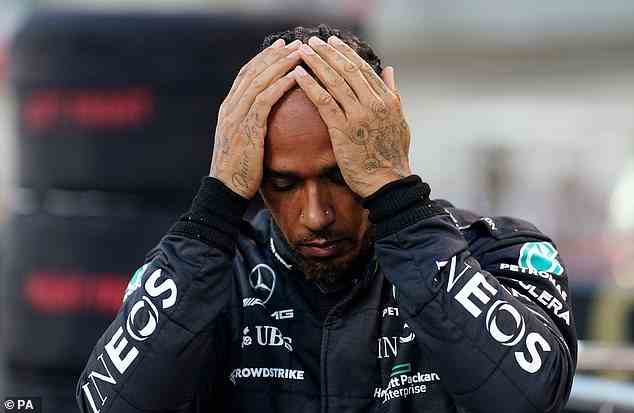 Der siebenmalige Weltmeister Lewis Hamilton (oben) startete enttäuschend in die neue Formel-1-Saison und wurde in Bahrain nur Fünfter