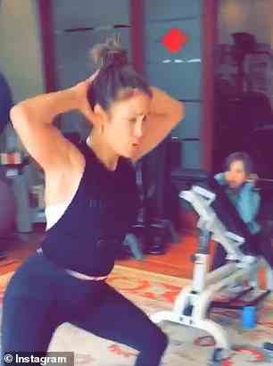 Another of Jennifer's trainers has revealed that she tends to train for roughly an hour, four to five times a week, focusing on different body parts each time