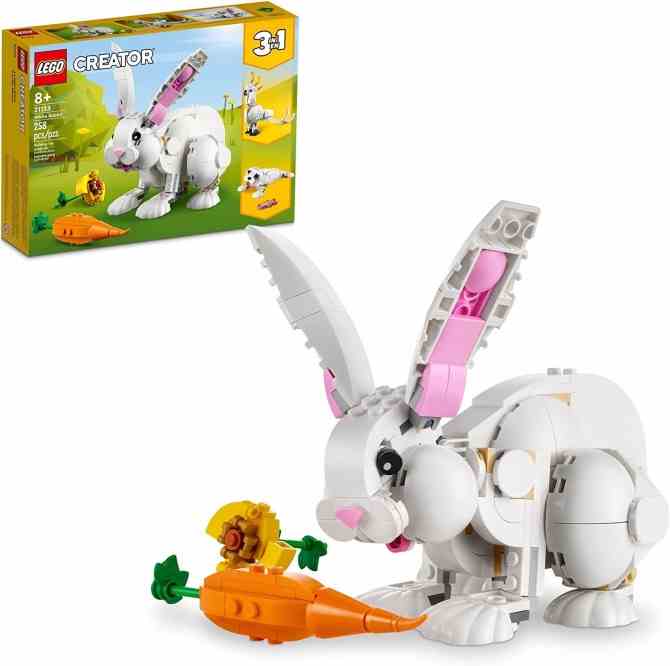 LEGO Creator 3in1 Weißes Kaninchen 31133 Bauspielzeug-Set Amazon