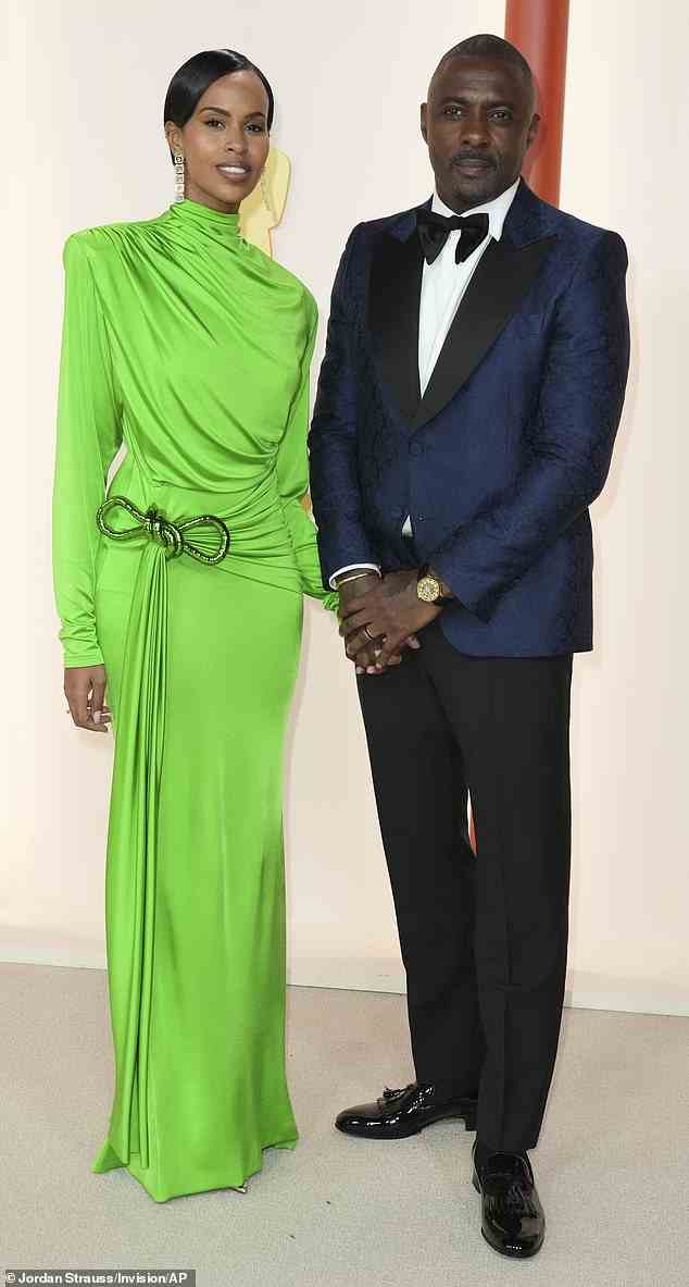 Actor Idris Elba, 50, attended the event with his wife, Sabrina Dhowre Elba, but her ensemble wasn't the best