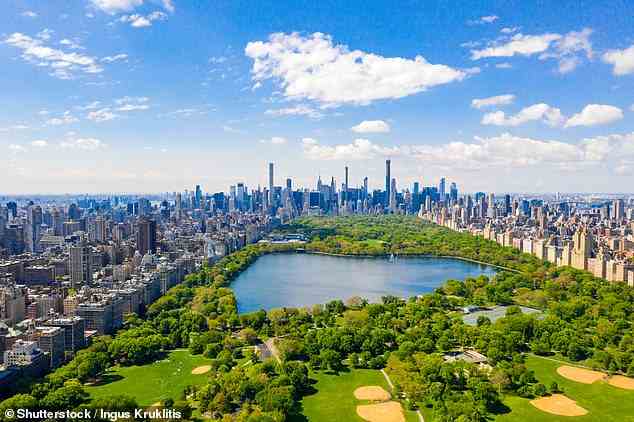 Die durchschnittliche Lebenserwartung in Großbritannien ist von 68,63 Jahren im Jahr 1950 auf 80,43 Jahre im Jahr 2020 gestiegen, verglichen mit 68,06 bzw. 77,41 in den USA.  Im Bild: Luftaufnahme des Central Park in New York