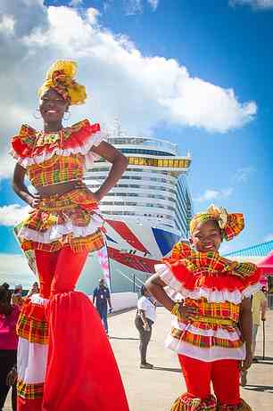 Tänzer in Barbados, wo Arvia diese Woche benannt wird