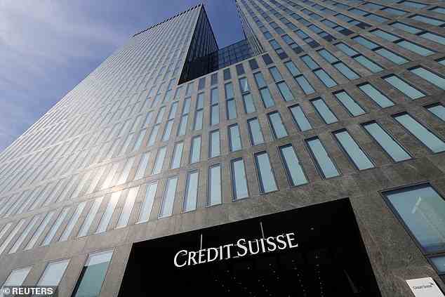 Credit Suisse appears to have stabilized Thursday morning after a $54 billion bailout from the Swiss government - but Goldman Sachs has warned the US is now at 35 per cent risk of a recession in the coming year