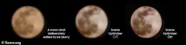 Bilder des Mondes – ein entferntes Objekt bei schwachem Licht – sind ein guter Test für die Leistung und Leistungsfähigkeit einer Kamera und werden daher oft als Beispiel in Werbekampagnen verwendet