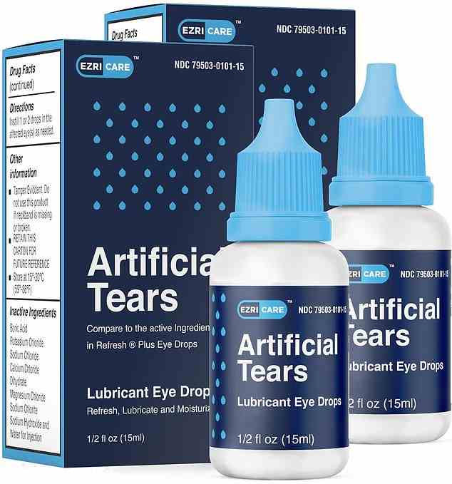 Die CDC hat 68 Fälle von bakterieller Infektion in 16 Bundesstaaten mit EzriCare Artificial Tears (im Bild) in Verbindung gebracht.  Mehrere Patienten sind erblindet und mindestens eine Person ist gestorben