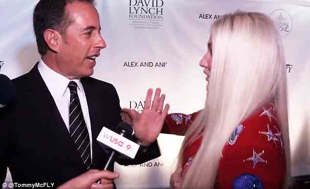 No hugs for you! JJerry Seinfeld denied Kesha's three requests for a hug during a very awkward exchange on the red carpet back in 2017