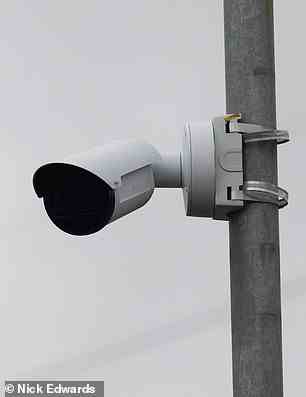 A camera at the Tower Retail Park car park which logs entry and exit into the car park