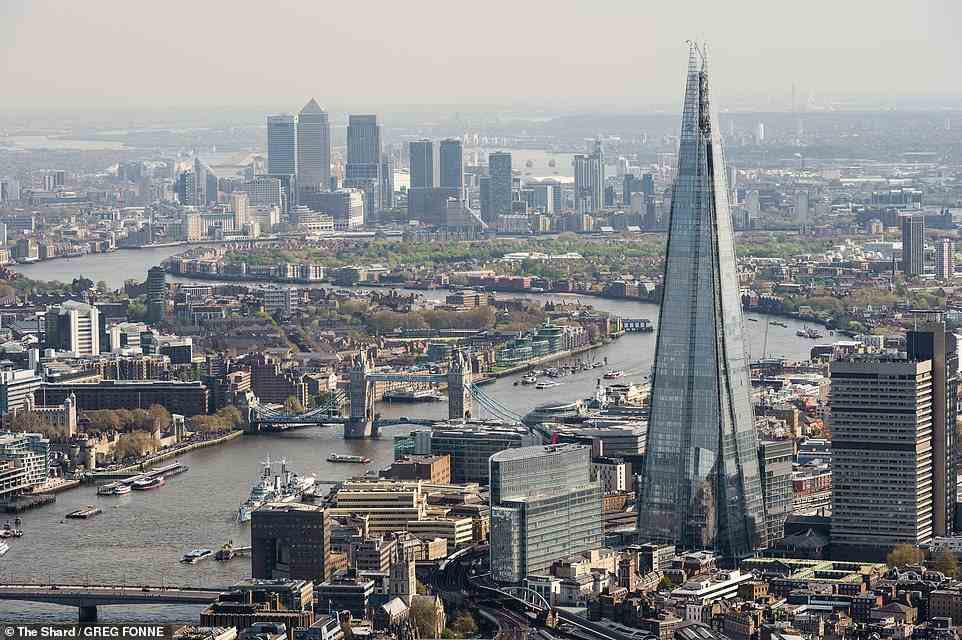 The Shard has been designed to move by up to 50cm (20 in) in high winds