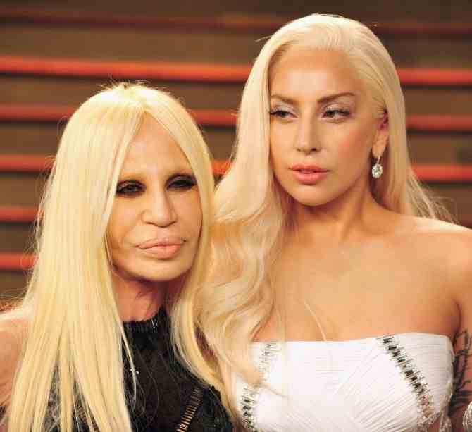 Lady Gaga und Donatella Versace