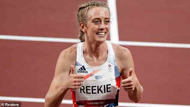 Ihre britische Teamkollegin Jemma Reekie, 25, wurde bei den Olympischen Spielen in Tokio Vierte über 800 m