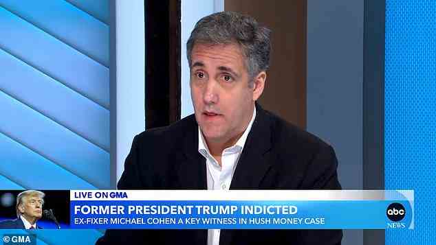 Trump's former attorney Michael Cohen - who was previously convicted of campaign finance violations and tax evasion over the same hush money payment - took a victory lap on Good Morning America today