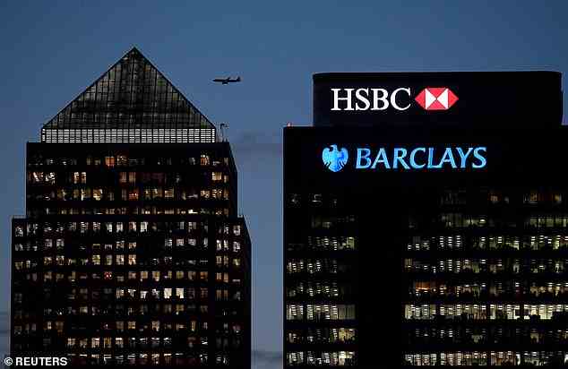 Bankaktien in London fielen am Freitag nach ähnlichen schweren Verlusten in den USA stark