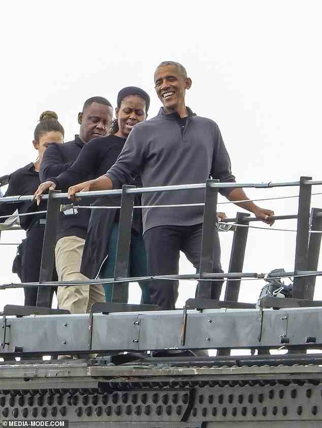 Former United States president Barack Obama and his wife Michelle have been given special permission to climb Sydney Harbour Bridge without safety harnesses