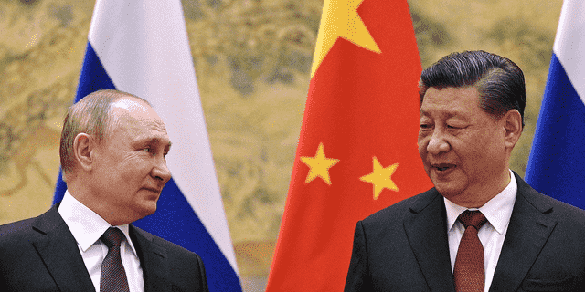 Der chinesische Präsident Xi Jinping (rechts) und der russische Präsident Wladimir Putin.