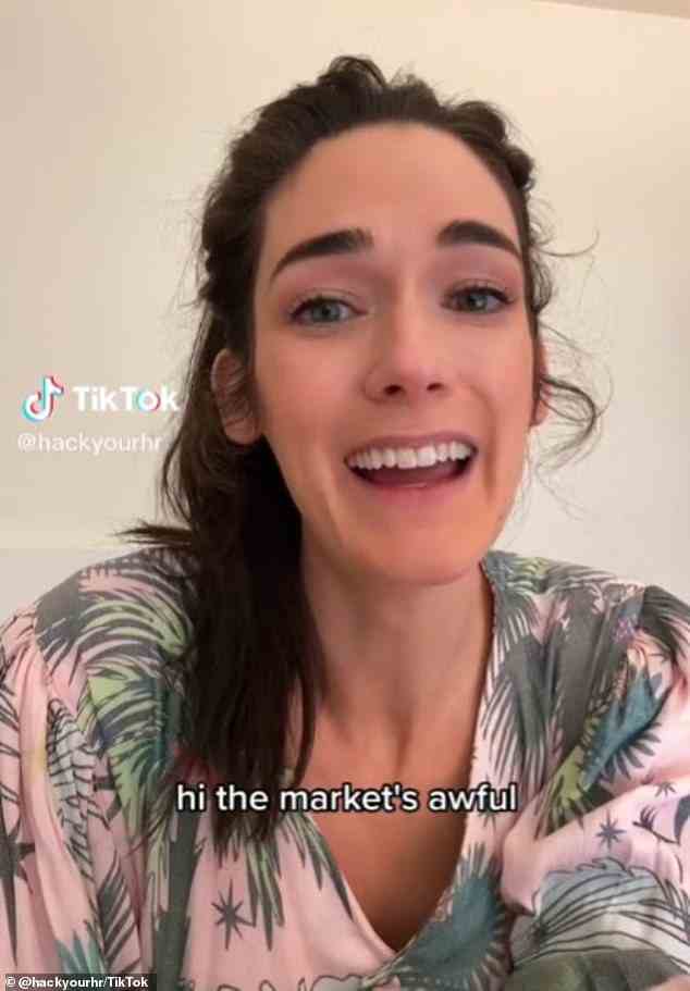 Amy, eine HR-Expertin namens @hackyourhr, wurde auf TikTok viral, nachdem sie erzählt hatte, wie kalt DMing-Recruiter Ihnen helfen können, einen Job zu bekommen – selbst wenn der „Markt schlecht ist“.