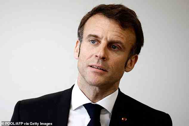 Druck: Der französische Präsident Macron wird nicht erfreut darüber sein, dass die neuesten Inflationszahlen für Februar mit 7,2 % einen französischen Rekord aufstellen, gegenüber 7 % im Vormonat