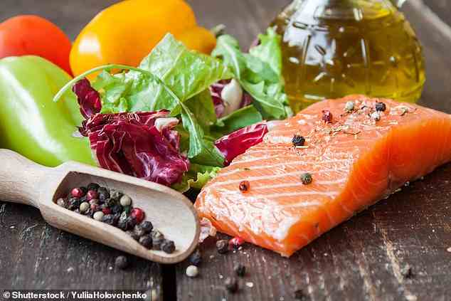 Forscher fanden heraus, dass Frauen, die die mediterrane Ernährung aßen – reich an Fisch, Nüssen und Gemüse – in einem bestimmten Jahr mit 23 Prozent geringerer Wahrscheinlichkeit an irgendeiner Ursache starben (Aktenfoto).