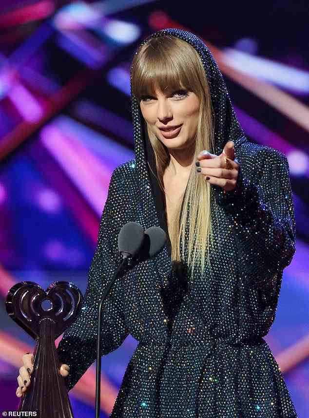 The latest: Taylor Swift, 33, won Song of the Year at Monday's 2023 iHeartRadio Music Awards stemming from the Dolby Theatre in Hollywood, California and hosted by Lenny Kravitz