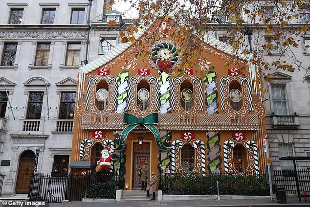 Christmas decorations at Annabel's in 2021. The annual membership cost for Annabel's is £3,250, with a joining fee of £1,750