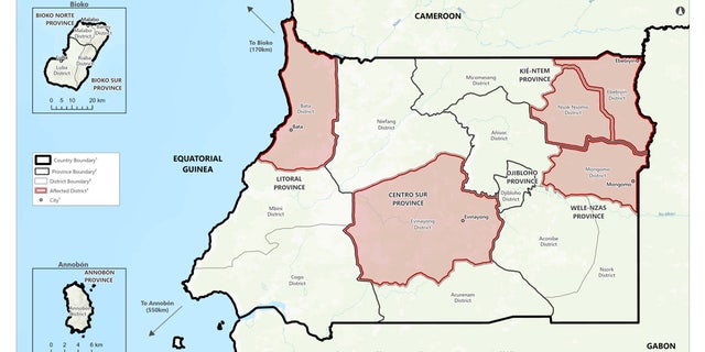 Reisende nach Äquatorialguinea sollten verstärkte Vorsichtsmaßnahmen treffen und unnötige Reisen in die Provinzen vermeiden, in denen der Ausbruch auftritt, sagte das Center of Disease Control.