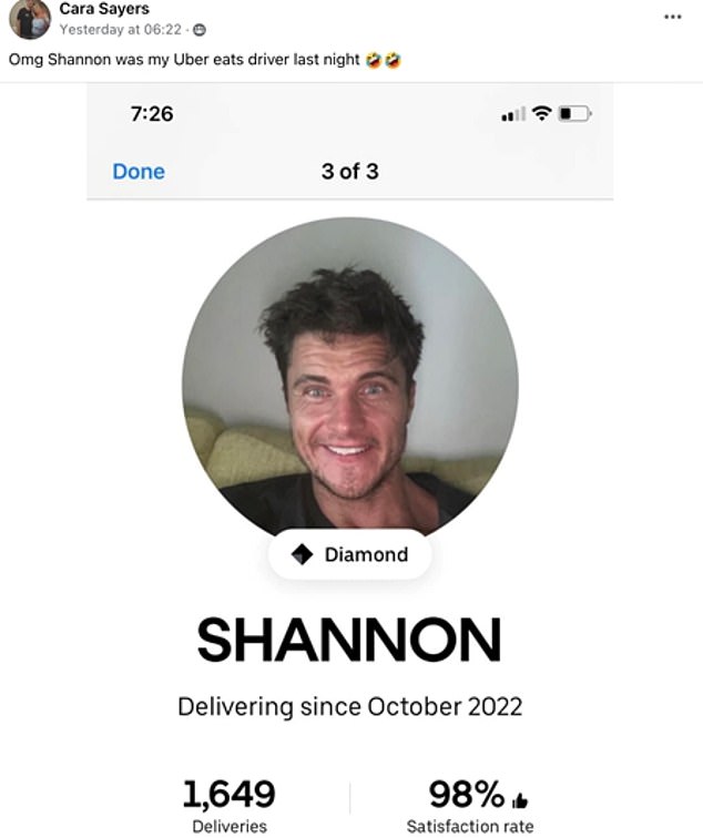 Shannon sprach auch offen über seinen Job als Uber Eats-Fahrer und forderte andere auf, sich nicht für ihre Arbeit zu schämen