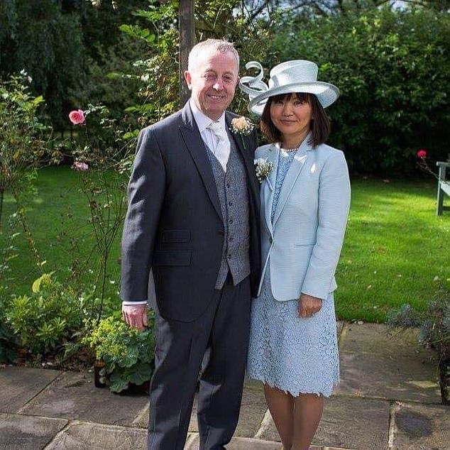 Jilted wife: Mr Davies and fifth wife Yasumi met in Tokyo in 2011 and were married on Christmas Day that year after a whirlwind romance - she has been left heartbroken by the betrayal