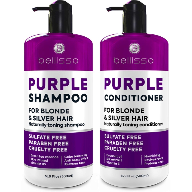 Bellisso Purple Shampoo- und Conditioner-Set