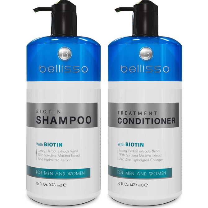 Bellisso's Biotin Shampoo und Conditioner Set