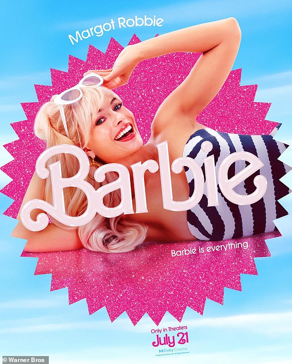 Goldenes Mädchen: Margot Robbie und Ryan Gosling führten die neu veröffentlichten Poster für das sehr geheime Projekt Barbie heraus, das am Dienstagmorgen veröffentlicht wurde