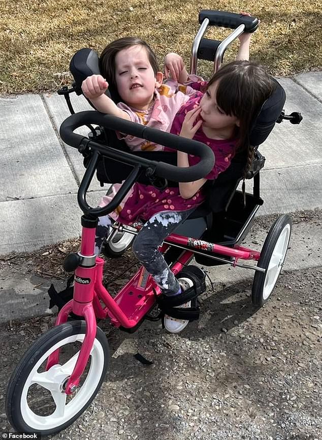 The girls are now perfectly healthy, and use a wheelchair to get around. They are currently learning how to walk by coordinating their movements through physical therapy