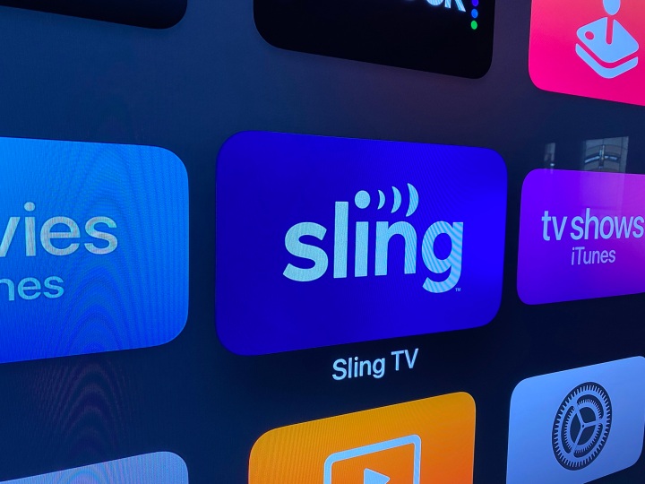 Sling-TV auf Apple TV.