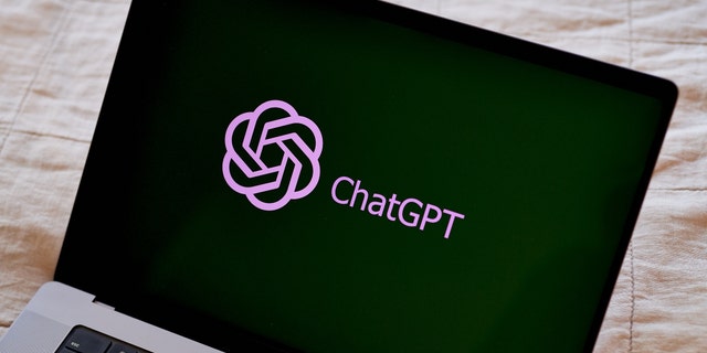 Das ChatGPT-Logo auf einem Laptop, das am Donnerstag, den 9. März 2023 im New Yorker Stadtteil Brooklyn aufgestellt wurde. 