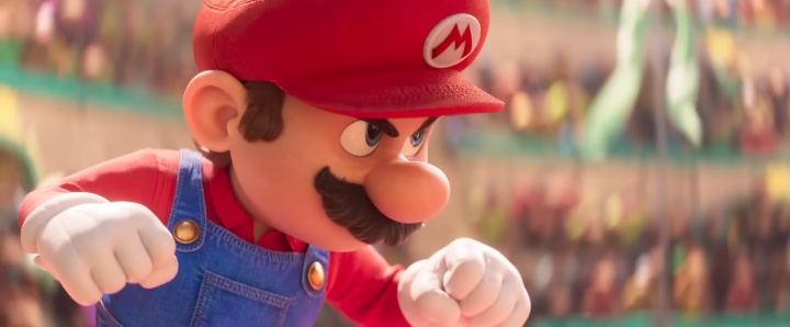 Mario in Kampfhaltung in "Der Super Mario Bros.-Film"