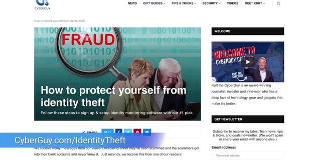 CyberGuy.com-Informationen darüber, wie Sie sich vor Betrug und Betrügern schützen können.