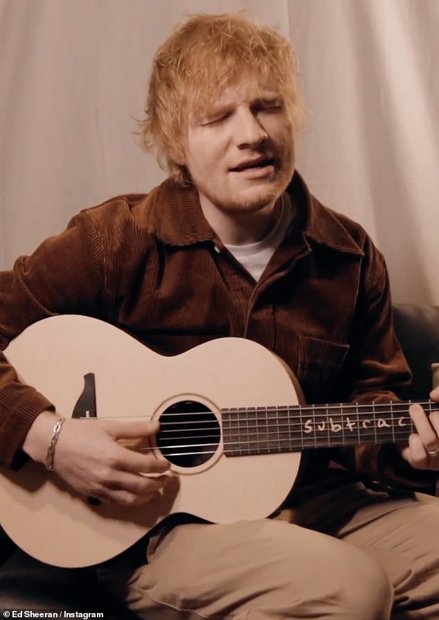 Emotional: Ed Sheeran schien in einer Vorschau auf seinen neuen Song „Salt Water“ auf seinen Kampf mit Selbstmordgedanken hinzuweisen