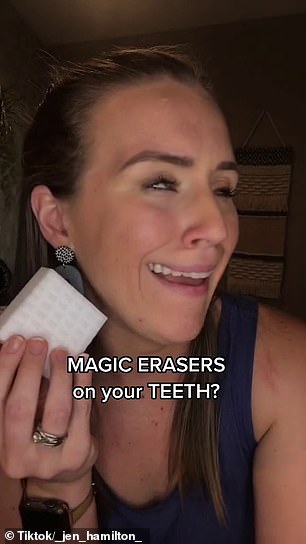 This woman swears by her magic eraser hack