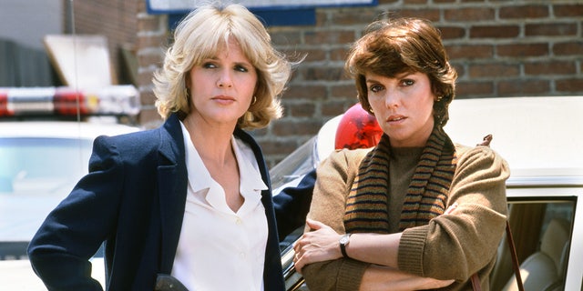 Sharon Gless and Tyne Daly starred in the buddy cop series, "Cagney &amp; Lacey."