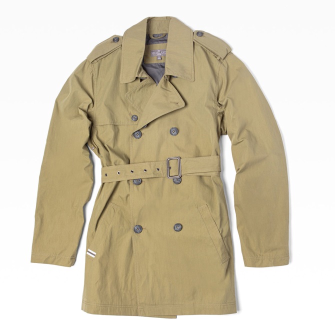 ENTRENCHED TRENCH JACKE - OLIVE