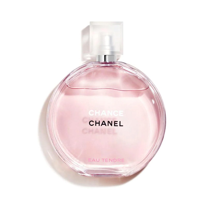 Chanel Chance Eau Tendre Eau de Toilette auf weißem Hintergrund