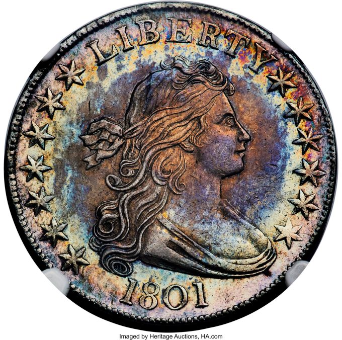 1801 O-102 halber Dollar, MS64