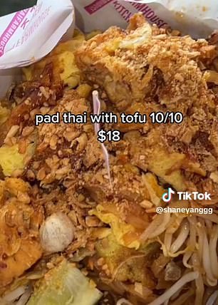 Die zahlten auch 20 Dollar für eine Thunfisch-Poke-Bowl und 18 Dollar für Pad Thai mit Tofu (gesehen)