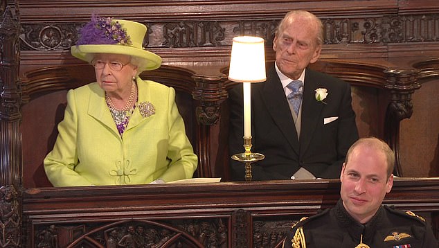 As footage from the sermon is played in the episode, the voiceover notes that some members of the royal family, including the Queen, 'appeared moved' by Rev Curry's message