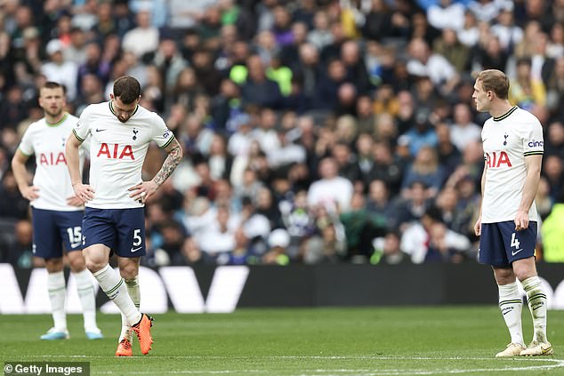Tottenham leidet auch auf dem Platz, nachdem Antonio Conte im März entlassen wurde