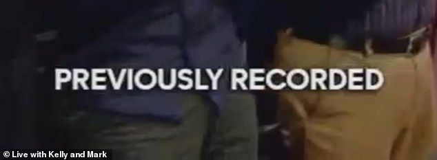 During the episode, the words 'previously recorded' were written on the screen. Live With Kelly and Mark never films live on Fridays, which means two out of the five episodes were pre-taped