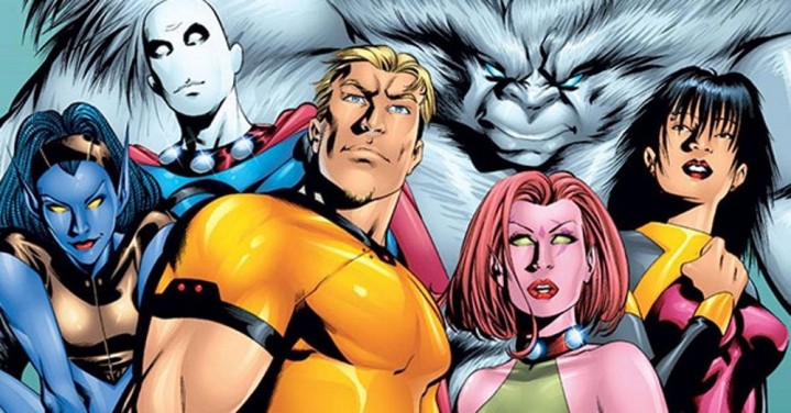 Eine Gruppenaufnahme des Marvel-Comics-Teams Exiles.