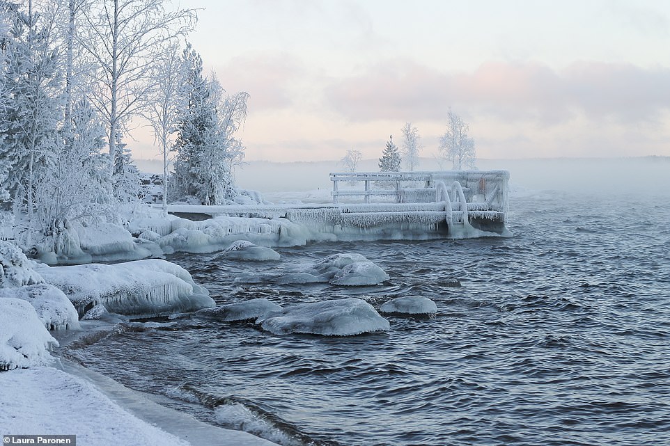 Besuchen Sie für eine großartige Eislandschaft: Die Gewässer um Tampere können ein bisschen frisch sein