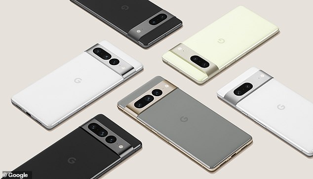 Pixel Fold wird Berichten zufolge mit dem Tensor G2-Prozessor von Google ausgestattet sein, der die neueste Google Pixel 7-Familie von Smartphones antreibt (im Bild).